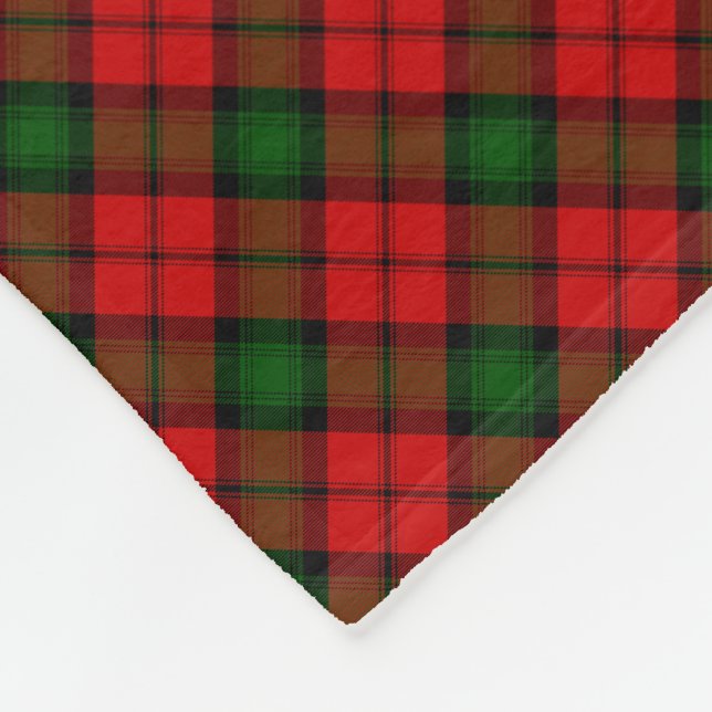 Manta Polar Melocotonus tartan (Esquina)