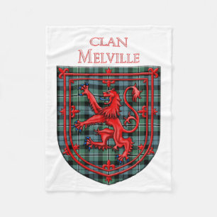 Manta Polar Melville Tartan Scottish Plaid Lion Rampant