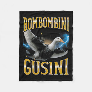 Manta Polar Meme Bombombini Gusini Fu Italiano Surrealista