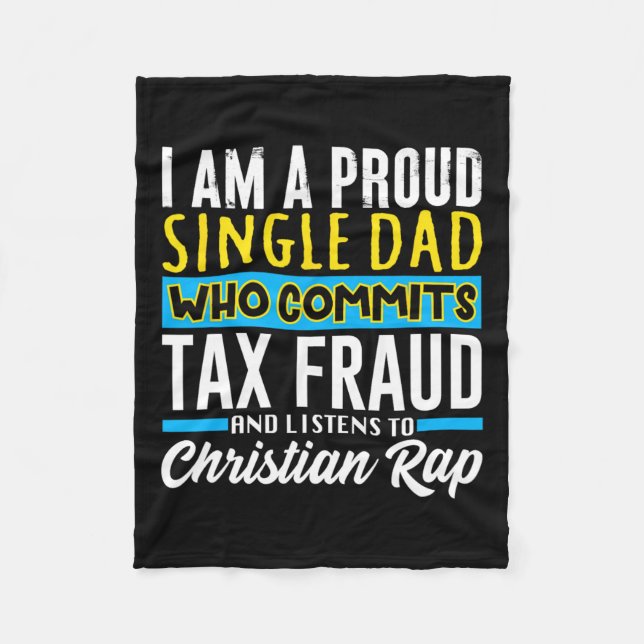 Manta Polar Meme de fraude tributario de papá gracioso desmoro (Anverso)