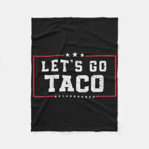 Manta Polar Meme divertido vamos a ir a Taco
