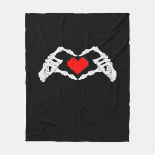 Manta Polar Meme Skeleton Heart And Hands