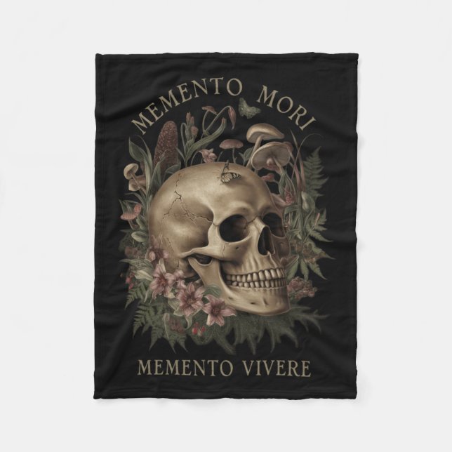 Manta Polar Memento Mori Memento Vivere _ Filosofía & amp; Lat (Anverso)