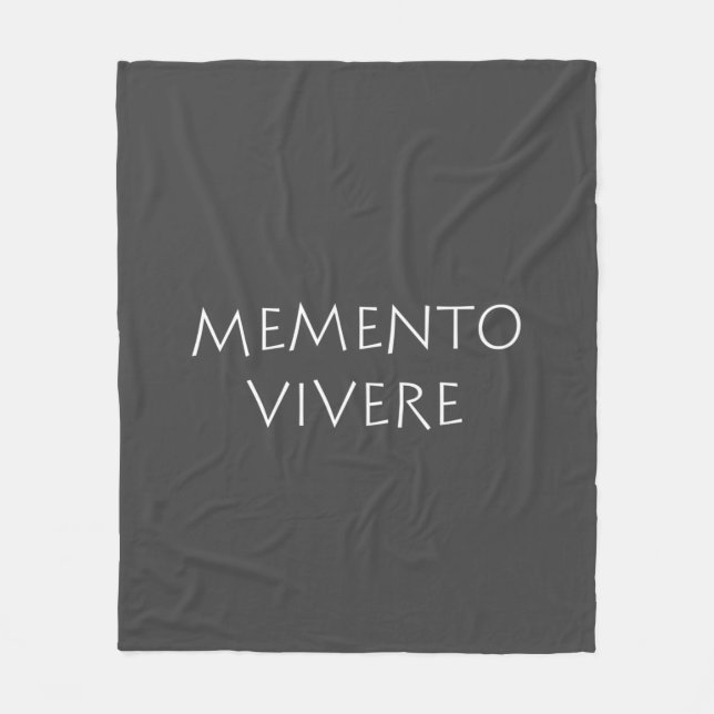 Manta Polar Memento vivere (Anverso)