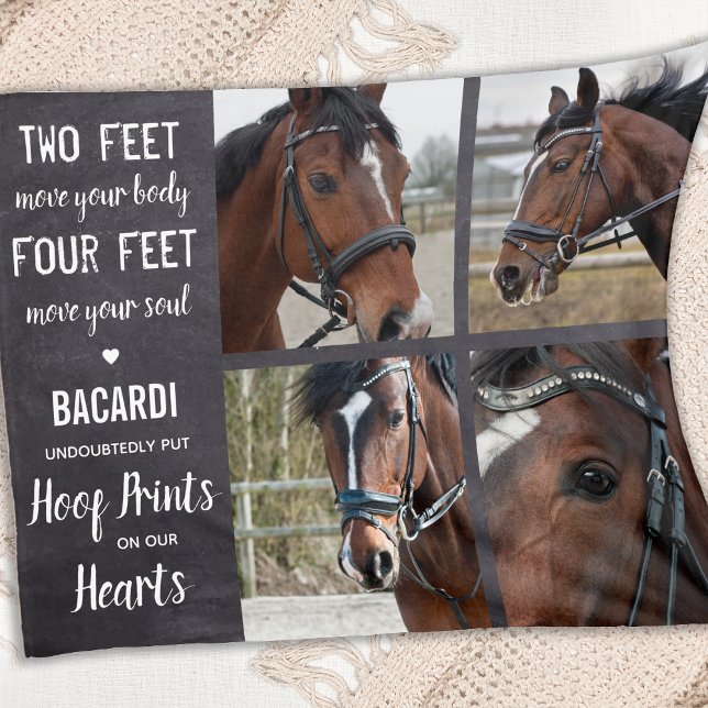 Manta Polar Memorandos de Caballos Collage de fotos Equine Kee (Subido por el creador)