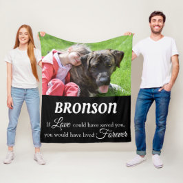 Manta Polar Memoria del mascota Keepsake