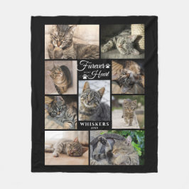 Manta Polar Memorial del gato por todas partes en mi Collage d