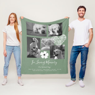 Manta Polar Memorial del perro sensorial Keepsake regalo Añadi