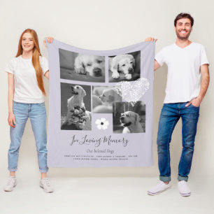 Manta Polar Memorial del perro sensorial Keepsake regalo Añadi