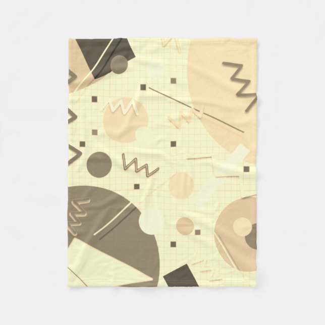 Manta Polar Memphis #82 Sepia (Anverso)