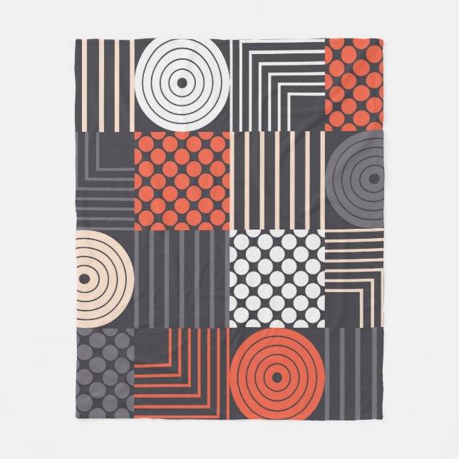 Manta Polar Memphis Magic: Geometric Banner Fun (Anverso)