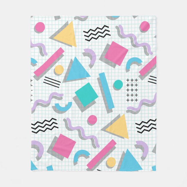 Manta Polar Memphis Shapes (Anverso)