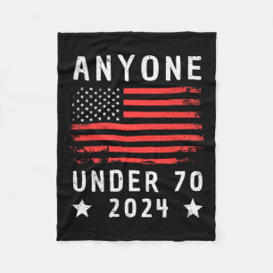 Manta Polar Menos de 70 de febrero de 2024 Anti Biden Anti Tru