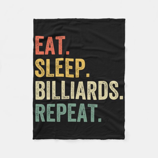 Manta Polar Mens Comen Sleep Billiards Repiten Funny Pool Play (Anverso)