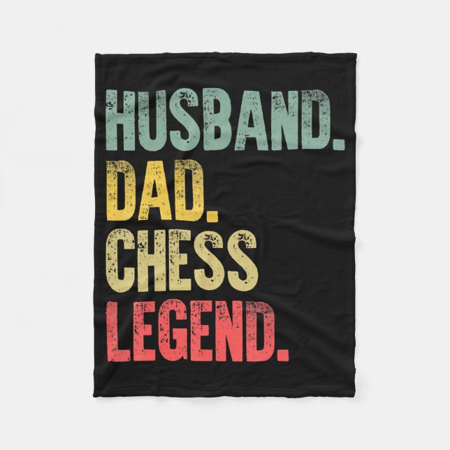 Manta Polar Mens Funny Gige Husband Dad Chess Legend (Anverso)