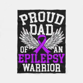 Manta Polar Mens Proud Dad Of An Epilepsy Warrior Epilepsy Awa