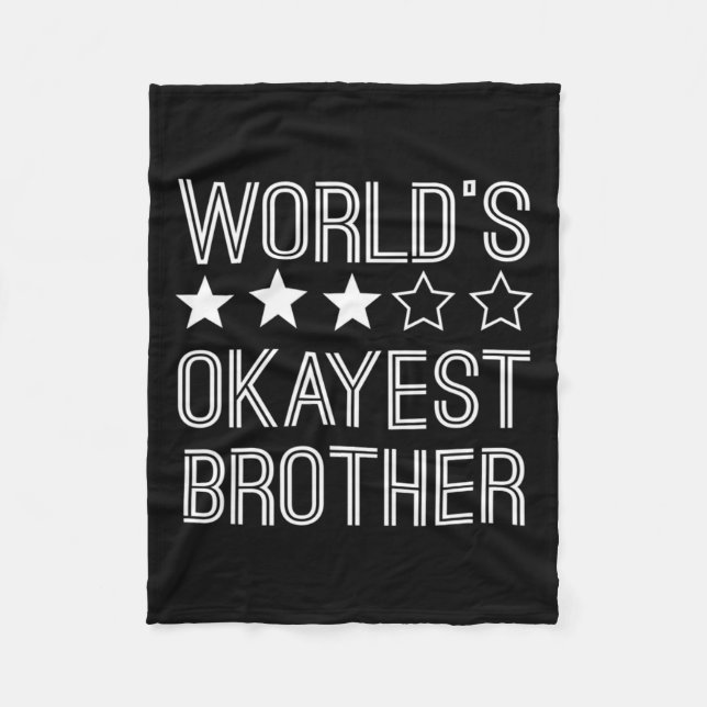Manta Polar Mens Worlds Okayest Brother Funny Brother  (Anverso)