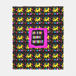 MANTA POLAR MENSAJE DE TIPO YOGA DE APRENDIZAJE DE VIDA