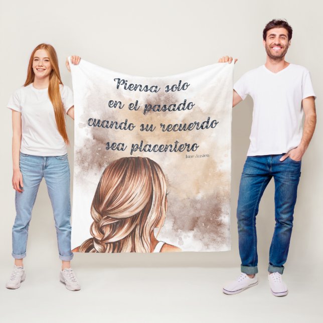 Manta Polar Mensajes Motivacionales en Español (In situ)