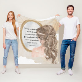 Manta Polar Mensajes Motivacionales en Español