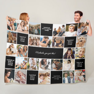 Manta Polar Mensajes Personalizados de Consuelo e Inspiración