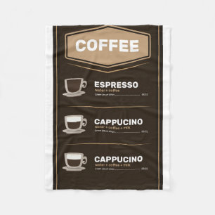 Manta Polar Menú Café