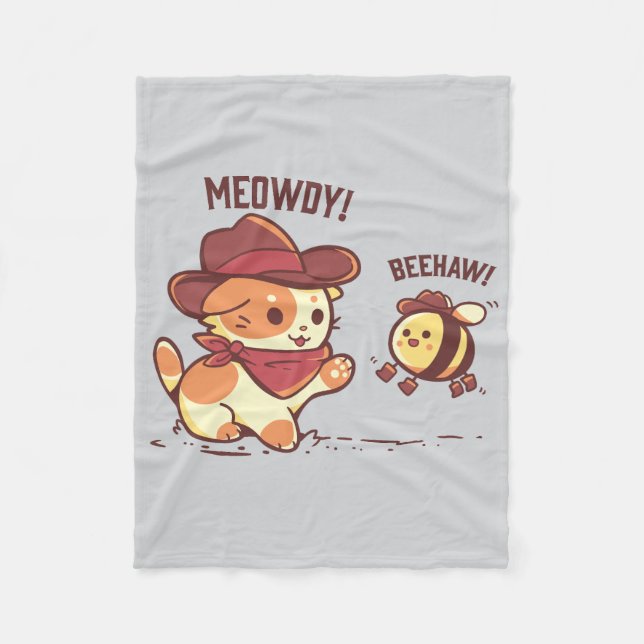 Manta Polar Meowdy y Beehaw (Anverso)