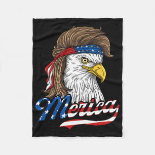 Manta Polar Merica - Águila De Libertad Patriótica De Eeuu - 4