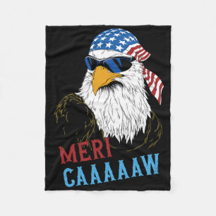 Manta Polar Mericaaaaw Eagle Mullet 4 De Julio Eeuu Estadounid