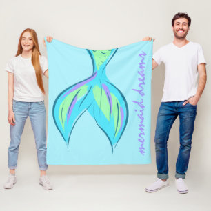 Manta Polar Mermaid Dreams Fleece Blanket