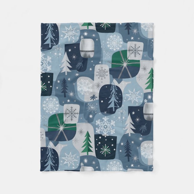 Manta Polar Merry & Bright (Anverso)