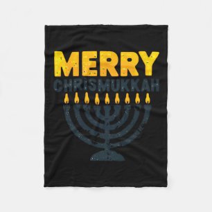 Manta Polar Merry Chrismukkah Navidades Hanukkah Chanukiah Gif