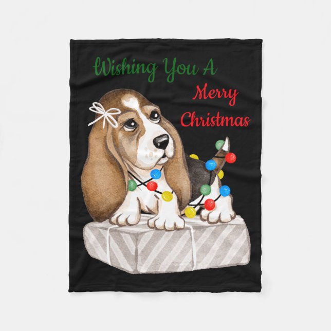 Manta Polar Merry Christmas Girls  (Anverso)