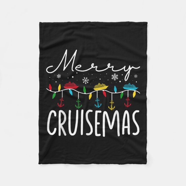 Manta Polar Merry Cruisemas Christmas Family Cruisin Funny Cru (Anverso)