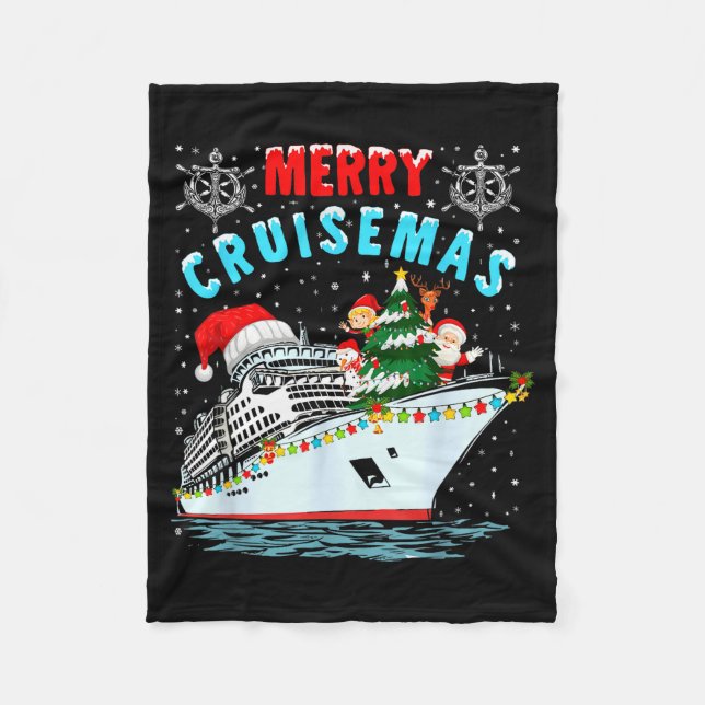 Manta Polar Merry Cruisemas Cruise Ship Family Christmas  (Anverso)