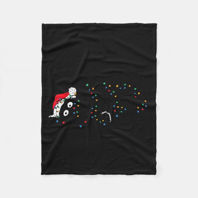 Manta Polar Merry Kissmy Angry Cat Christmas Funny Sarcastic H (Anverso)