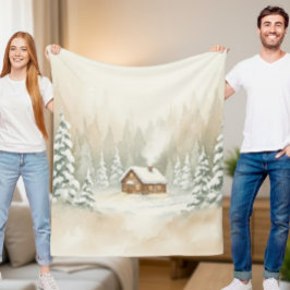 Manta Polar Merry Mist Cozy Fleece Blanket – 50"x60"