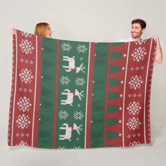 Manta Polar Merry Moments Christmas (In situ)