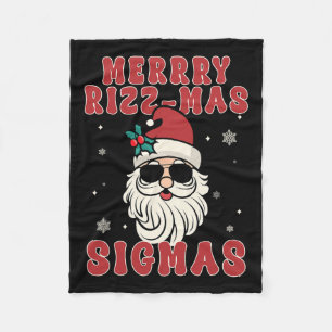 Manta Polar Merry Rizz Mas Sigmas Gen Alpha Escuela Media Chri