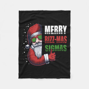 Manta Polar Merry Rizz Mas Sigmas Gracioso Gen- Alpha X-mas Sa