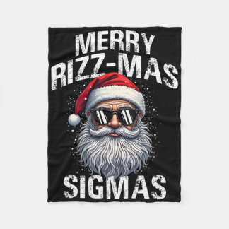 Manta Polar Merry Rizzmas Sigmas - Gen Alpha Funny Christmas S