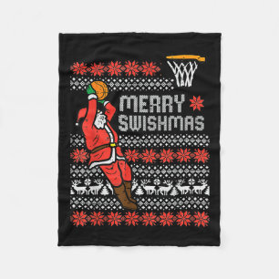 Manta Polar Merry Swishmas Navidades feos Sweater Bysketll Paj