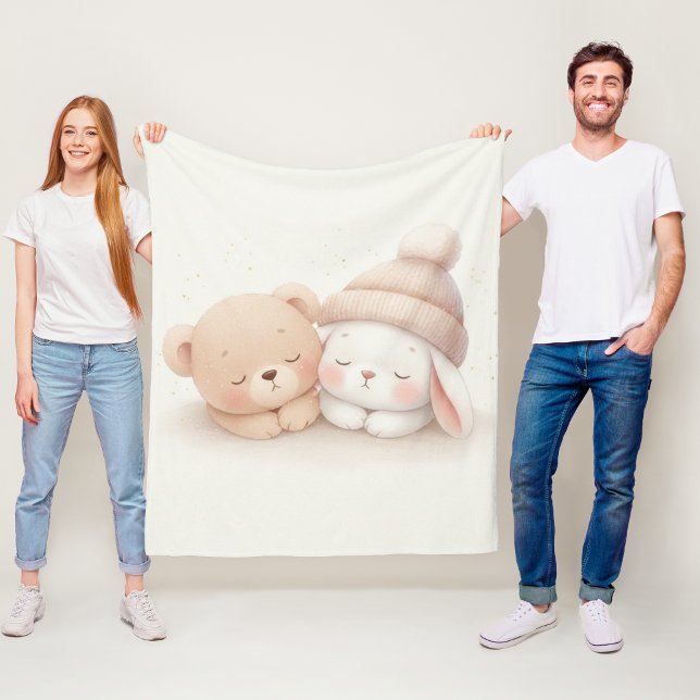 Manta Polar MerryMist Baby Dreams: Winter Blush – Ethereal Nur (Subido por el creador)