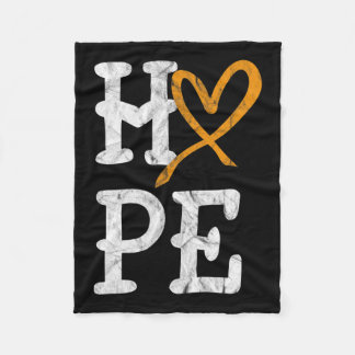 Manta Polar Mes de Conciencia Esperanza Cáncer de Sangre Vinta