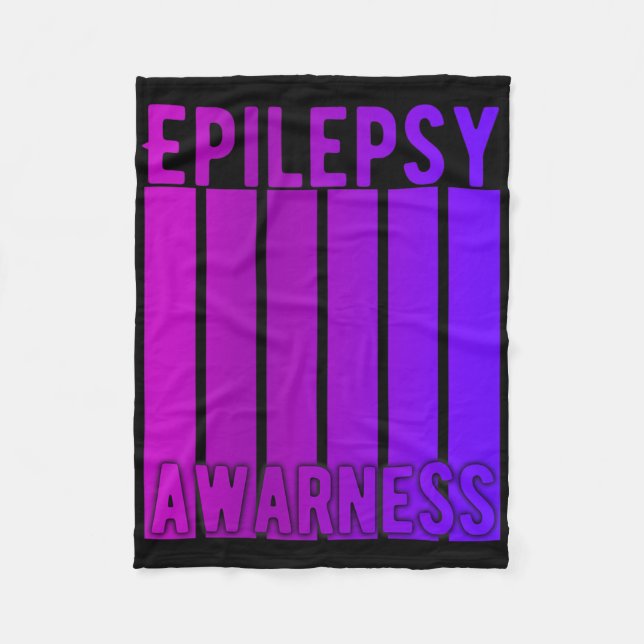 Manta Polar Mes De Conciencia Sobre Epilepsia En Noviembre Usa (Anverso)