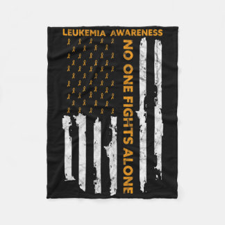 Manta Polar Mes de conciencia sobre leucemia Bandera estadouni