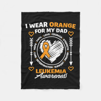 Manta Polar Mes De Concienciación Apoyo Que Uso Naranja Para M