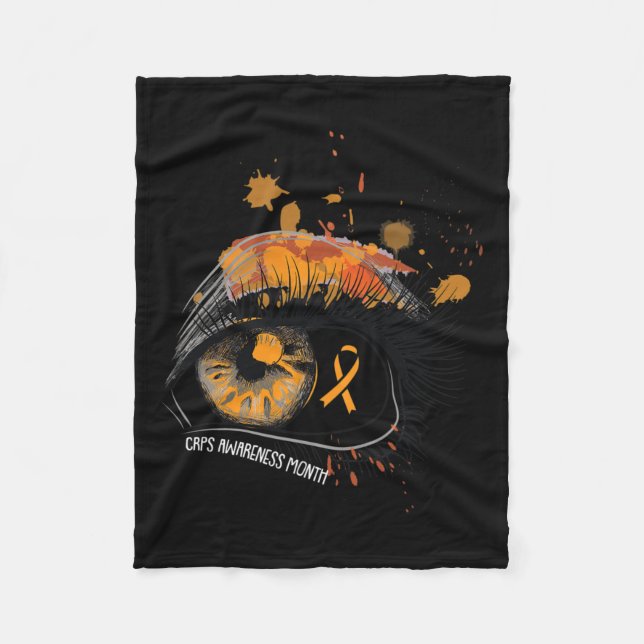 Manta Polar Mes De Concienciación De Crps Complejo Síndrome De (Anverso)