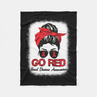 Manta Polar Mes de Concienciación sobre Enfermedades Cinta Roj