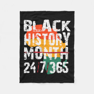 Manta Polar Mes de la historia negra 247365 Camisa África para